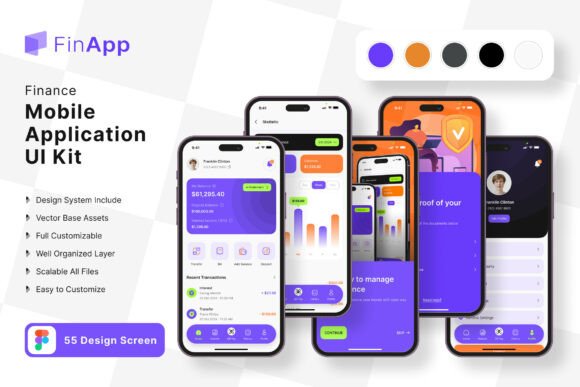 55 Essential Templates for Your Next Finance App Design