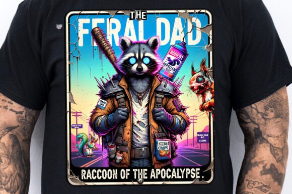 Apocalyptic Raccoon PNG Zombie Squirrel: Unleash Feral Design Energy