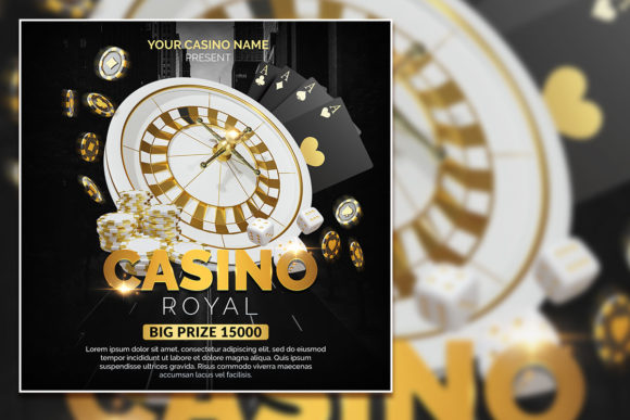 Black Casino Royal Social Media Post: A Bold Template for Instant Impact