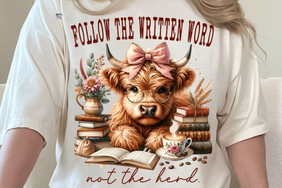 Charming Highland Cow Design for Creative Projects