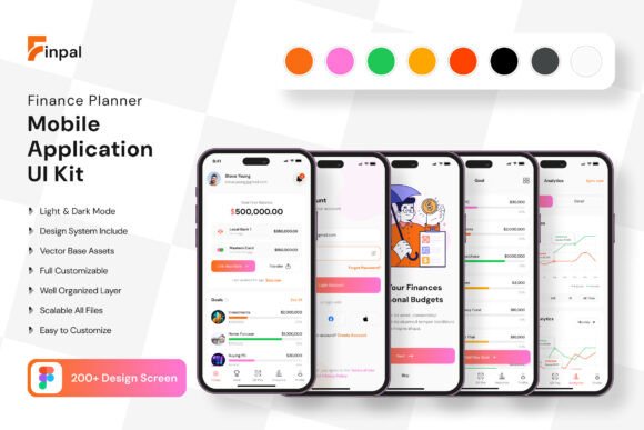 Finance Planner App UI Kit: Your Shortcut to a Polished Mobile Experience