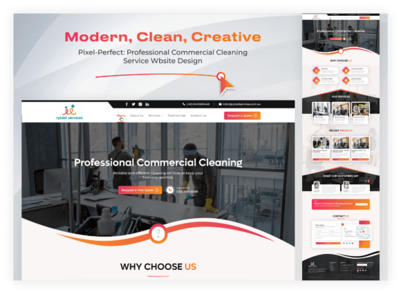 Modern UI Kit for Cleaning Businesses: A Digital Makeover