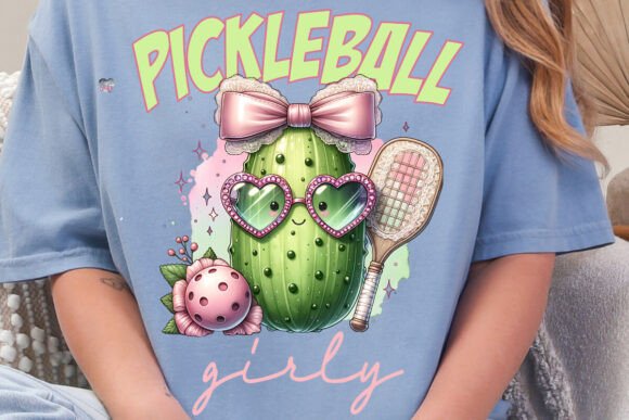 Pickleball Girly Coquette PNG: A Design Asset for Your Brand
