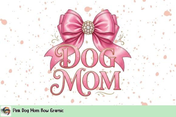 Pink Dog Mom Bow: A Touch of Glamour for Pet Brands