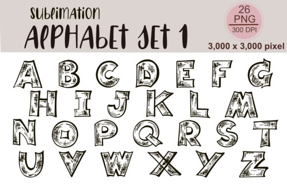 Sublimation Alphabet Set 1: Your New Secret Weapon for Halloween & Beyond