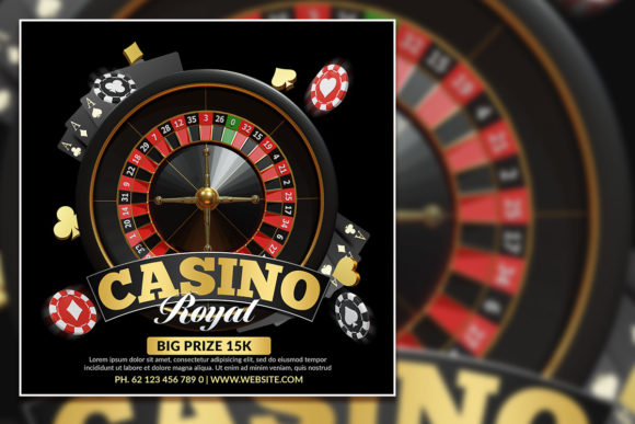 Transform Your Brand with the Modern Casino Royale Social Media Post